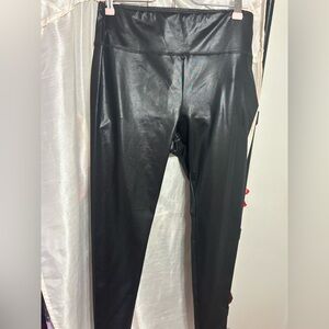 Wild Fable Black Faux Leather Leggings